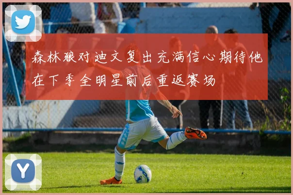 森林狼对迪文复出充满信心期待他在下季全明星前后重返赛场